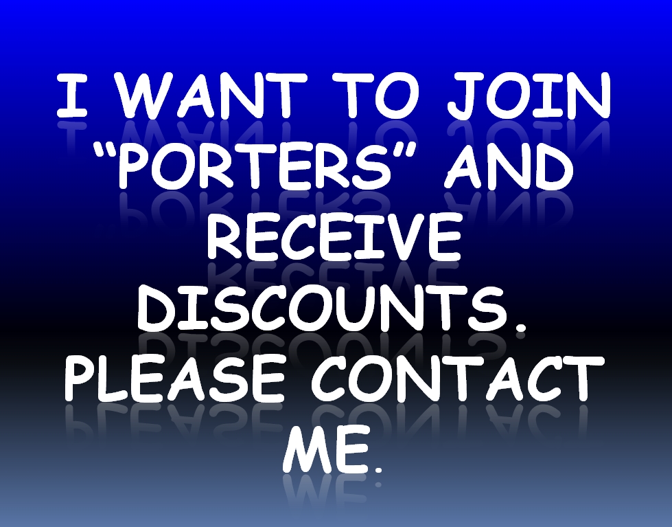 I Want To Join "Porters" And Get Discounts