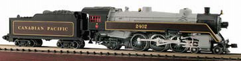 Brass N scale model train: AT&SF 4-6-2 Pacific by Pecos River