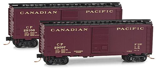 Micro-Trains MTL N-Scale Crate Load for 50ft Box Cars 2-Pack Painted Assembled 