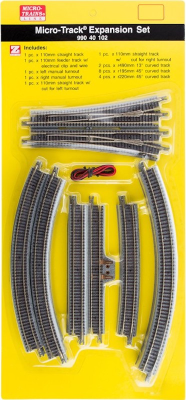 for sale online 99040904 Micro-trains Z Scale R195mm 45 Degree Curve Track 