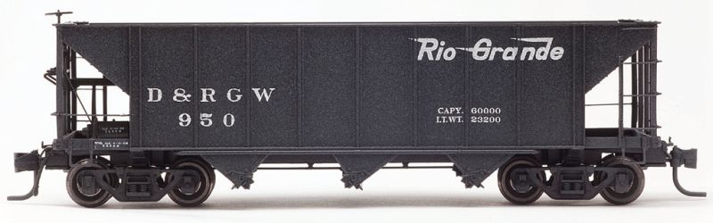 Rame De 32 Wagons De Charbon Roundhouse - Rio Grande Coal Liner - Époque 4 - Analogique