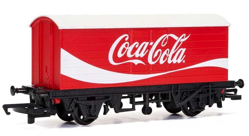 coca cola christmas train set