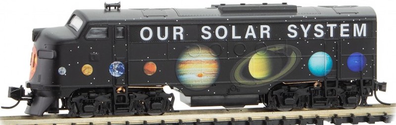 N Scale Micro-Trains MTL 10200834 Mars The Red Planet Solar System Car LIGHTED 